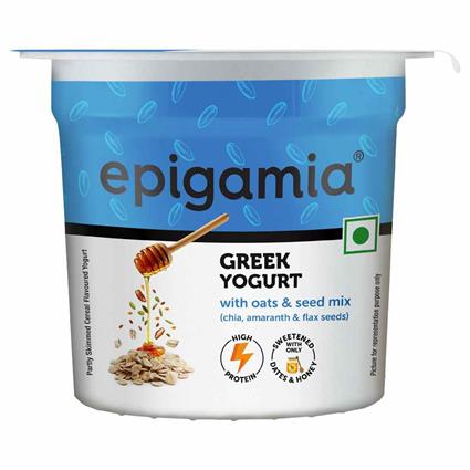 Epigamia Greek Yogurt With Oats & Seed Mix 85G