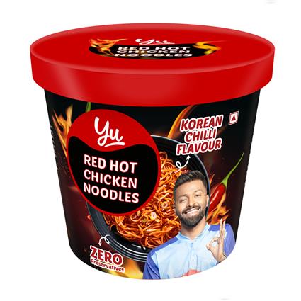 Yu Redhot Chick Kor Chilli Cupnoodle225g