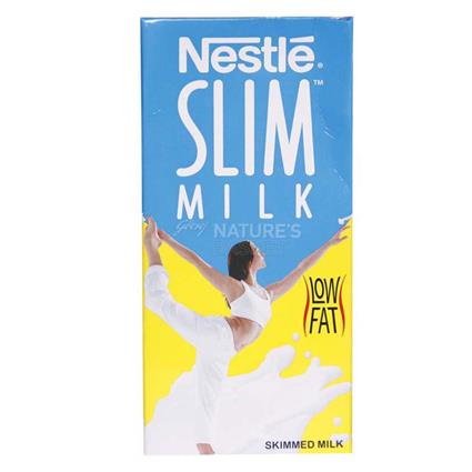 Nestle Slim Uht Milk, 1L Tetra Pack