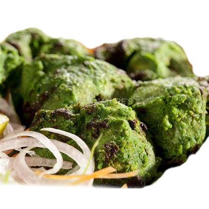 Marinated Hariyali Chicken Tikka Kebab