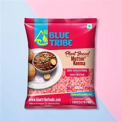 Blue Tribe Plant Based Mutton Keema, 250G Pouch