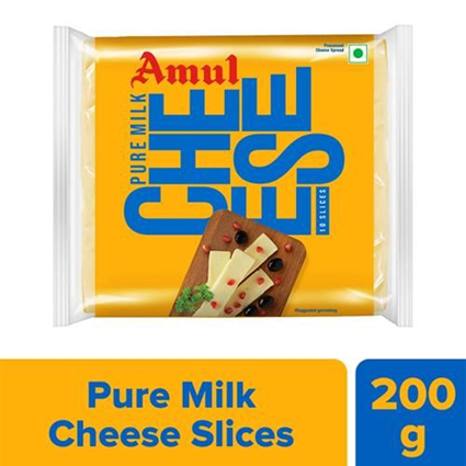 Amul Cheese Slice 200G Pkt