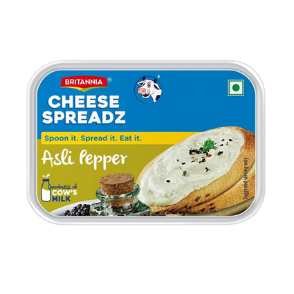 Britannia Cheese Spread Asli Pepper 180G Tub