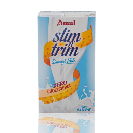 Amul Slim And Trim Uht Milk 1L Tetra Pack