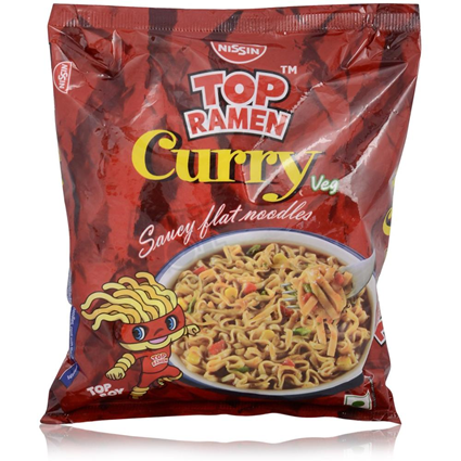 Top Ramen Curry Instant Noodles 70G Pack