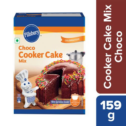 Pillsbury Cooker Cake Chocolate Eggless, 159G Carton