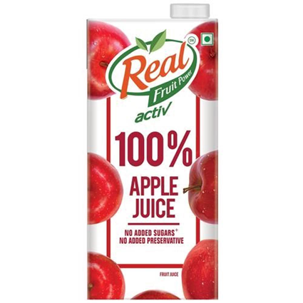 Dabur Real Active Apple Juice1l Tetra Pack