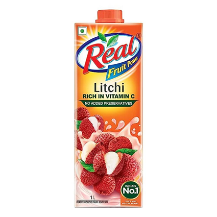 Dabur Real Litchi Juice 1L Tetra Pack