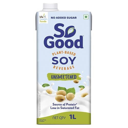 So Good Soy Unsweetened Drinks 1L Tetra Pack