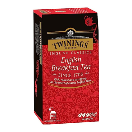 Twinings English Breakfast Tea 100 Tea Bags