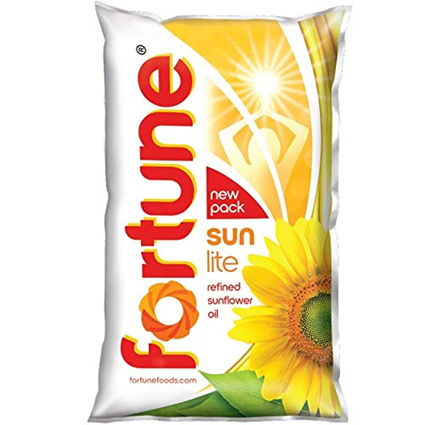 Fortune Pure Sunflower Oil 1L Pouch