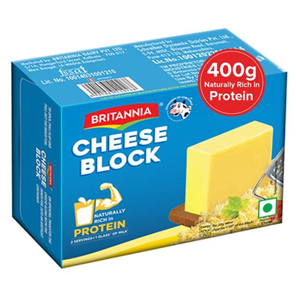 Britannia Cheese Block 400G Carton