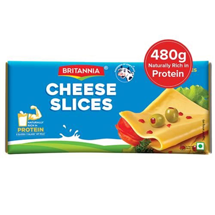 Britannia Cheese Slice 480G Pkt