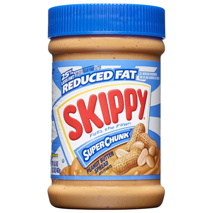 Skippy Reduced Fat Super Chunk Peanut Butter 462G Jar