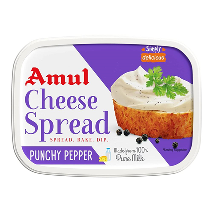 Amul Cheese Spread Pepper 200G Tetra Pack