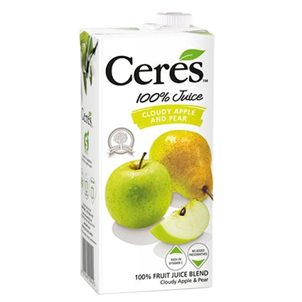 Ceres Cloudy Apple And Pear Juice, 1L Tetra Pack