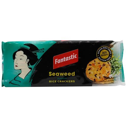 Fantastic Seaweed Rice Crackers, 100G