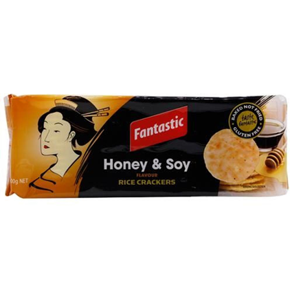 Fantastic Honey Soy Rice Crackers 100G