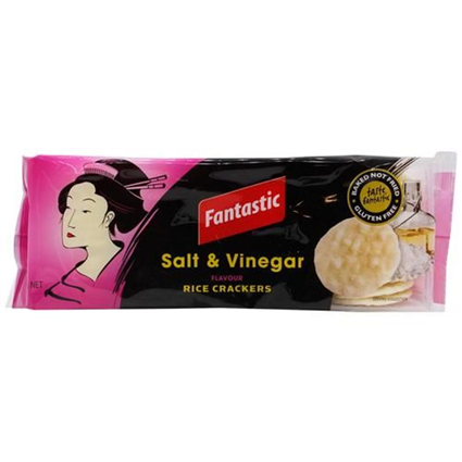 Fantastic Salt & Vinegar Rice Crackers 100G