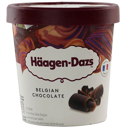 Haagen Dazs Ice Cream Belgian Chocolate 473Ml