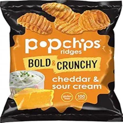 Popchips Cheddar & Sour Cream 142G