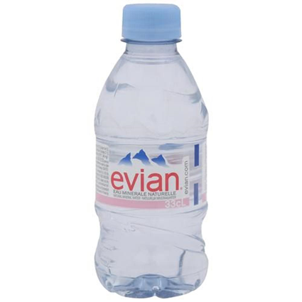 Evian Natural Mineral Water 330Ml