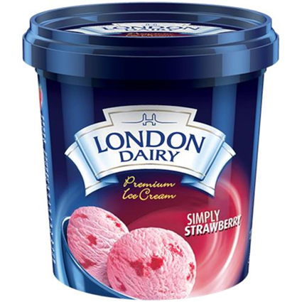 London Dairy Natural Strawberry 1L