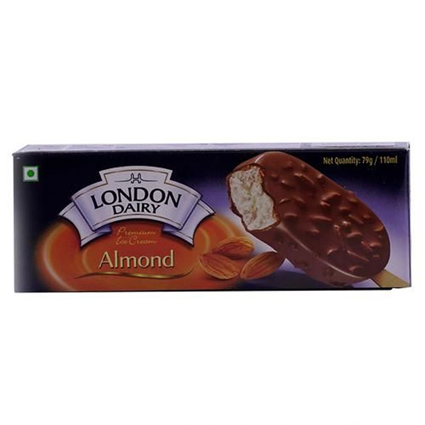 London Dairy Ice Cream Chocolate Almond Lite 110Ml