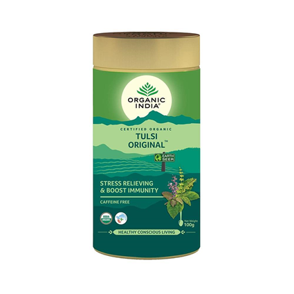 Organic India Tulsi Tea 100G Tin