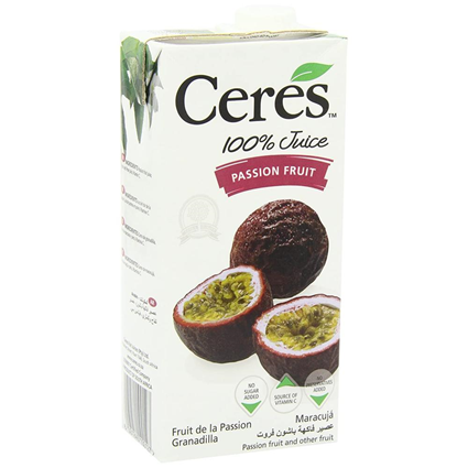 Ceres Passion Fruit Juice, 1L Tetra Pack