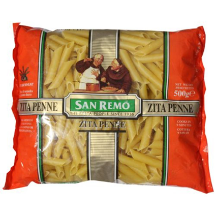 San Remo Penne Rigate Pasta 500G