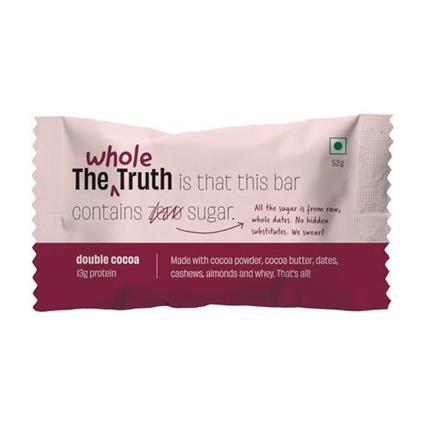 The Whole Truth Double Cocoa Protein Bar 52G Packet