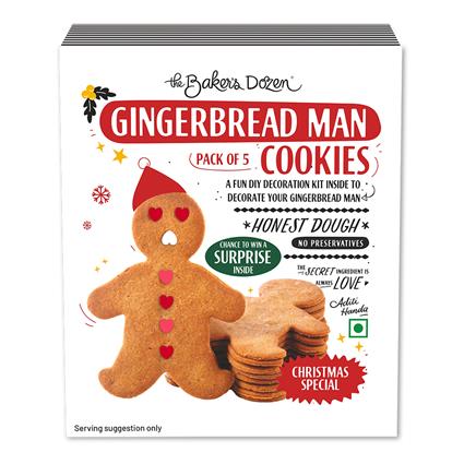 The Baker's Dozen Gingerbread Man Cookies, 150 G