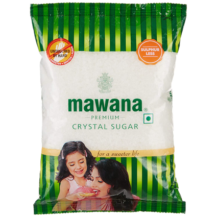 Mawana Premium Crystal Sugar, 1Kg Pouch