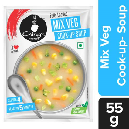 Chings Mix Vegetable Soup 55G Pack