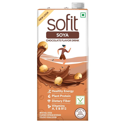 Sofit Chocolate Soya Milk, 1L Tetra Pack