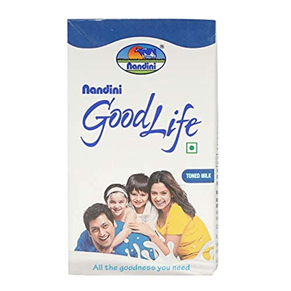 Nandini Good Life Uht Milk 1L Tetra Pack