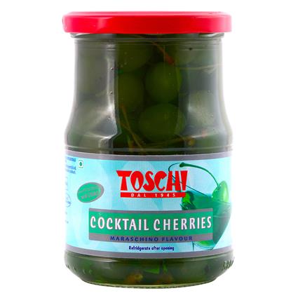 Cocktail Green Cherries - Maraschino Flavour - Toschi