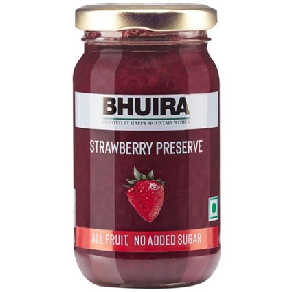 Bhuira Strawberry Preserve 240G Jar