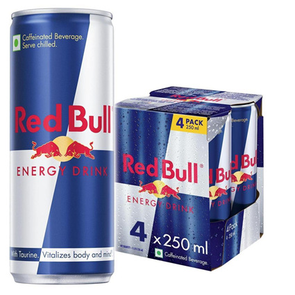 Red Bull Energy Drink 250 Ml (4 Pack)
