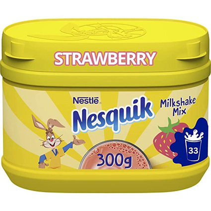 Nestle Nesquik Strawberry Milkshake Mix 300G