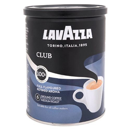 Lavazza Club Powder Roast And Ground Coffee 250G Tin