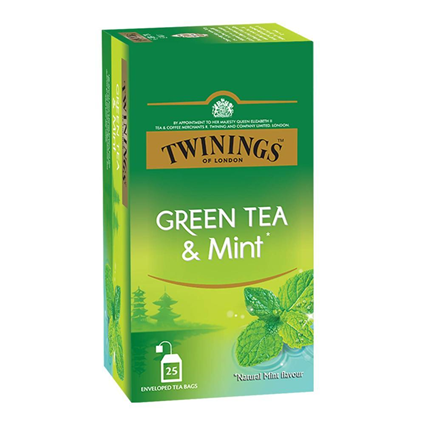 Twinings Green And Mint Tea 25 Tea Bags