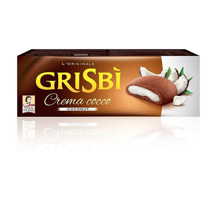 Grisbi Short Pastry Cookies Filled With Coconut, 150G Box