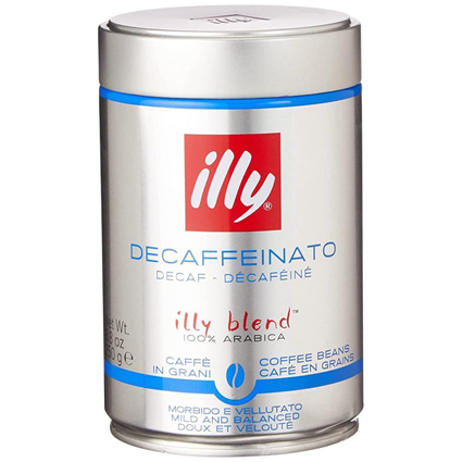Illy Decaffeinated Coffee Beans 250G Tin