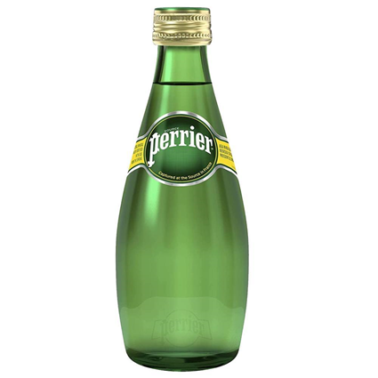 Perrier Natural Mineral Carbonated Sparkling Water, 330Ml Can