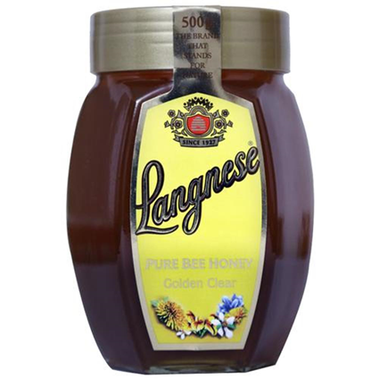 Langnese 100% Pure Golden Clear Honey 500 G Raw Bee Honey From Langnese Germany