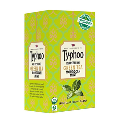 Typhoo Organic Green Tea Moroccan Mint 25 Tea Bags