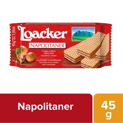 Loacker Wafer Cream Biscuit 45G