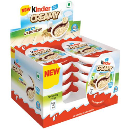 Kinder Creamy Milky Cocoa Chocolate 19G